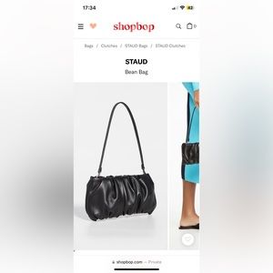 STAUD bean bag in black